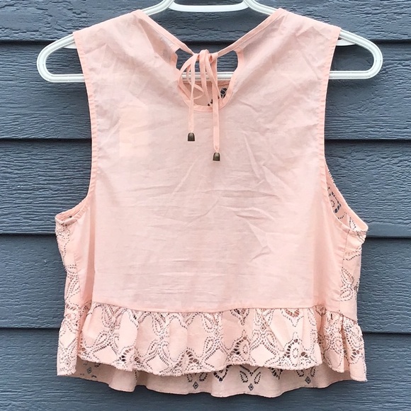 Urban Outfitters Lace Peplum Tank Top - Picture 7 of 12